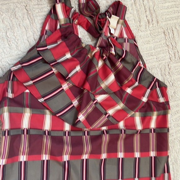 Banana Republic plaid sleeveless ruffle top Size XS New without tags - Picture 13 of 16